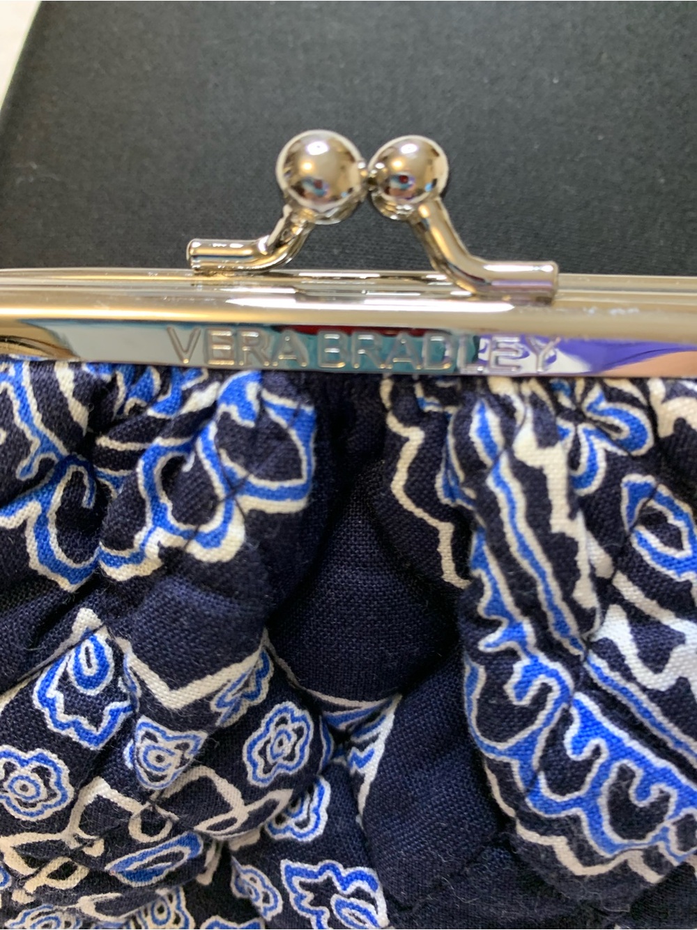 Vera Bradley Kiss Lock Coin Purse